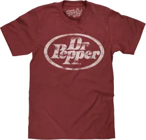 Tee Luv Men's Faded Dr Pepper Soda Logo Shirt