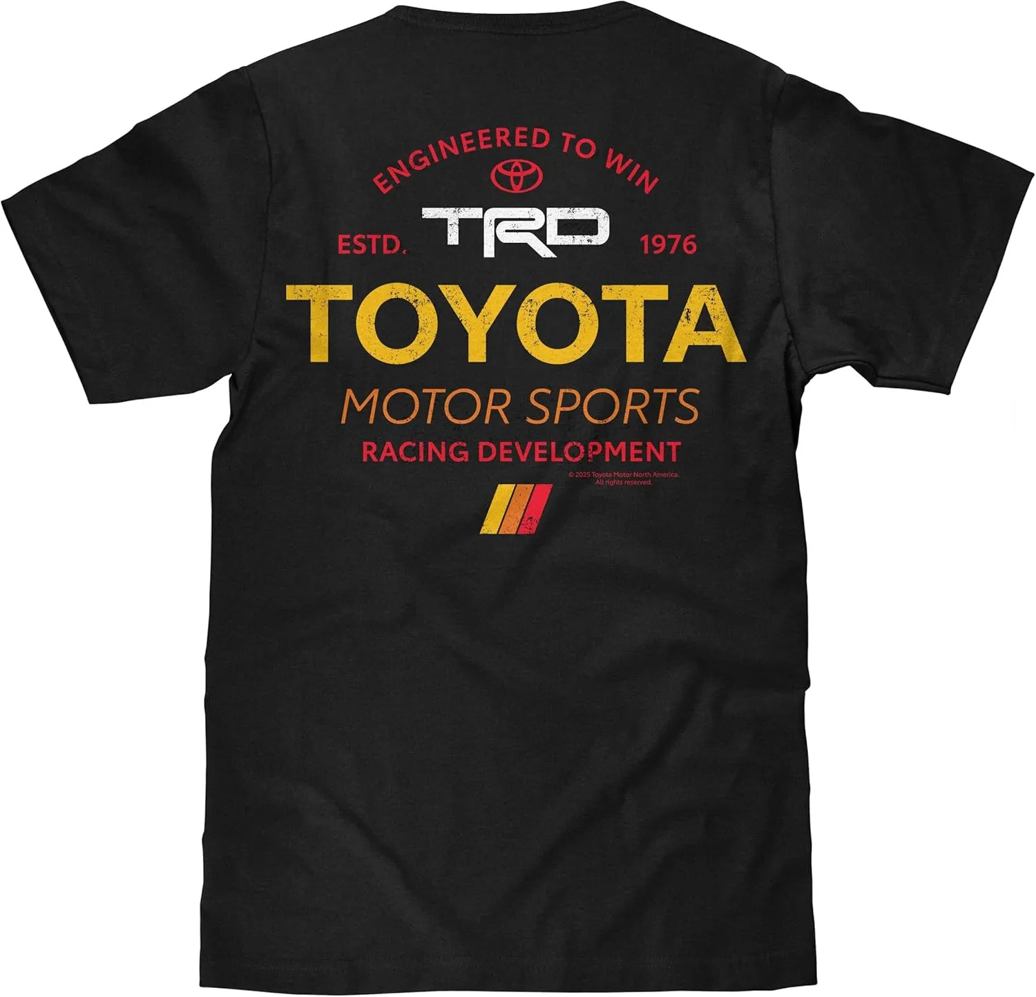Tee Luv Men's Toyota Racing Development TRD Front and Back Car Logo T-Shirt