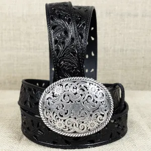 Tony Lama Women's Filigree Trophy Black 30
