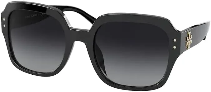 Tory Burch TY7143U Extra Large Square Sunglasses for Women   BUNDLE with Designer iWear Eyewear Care Kit
