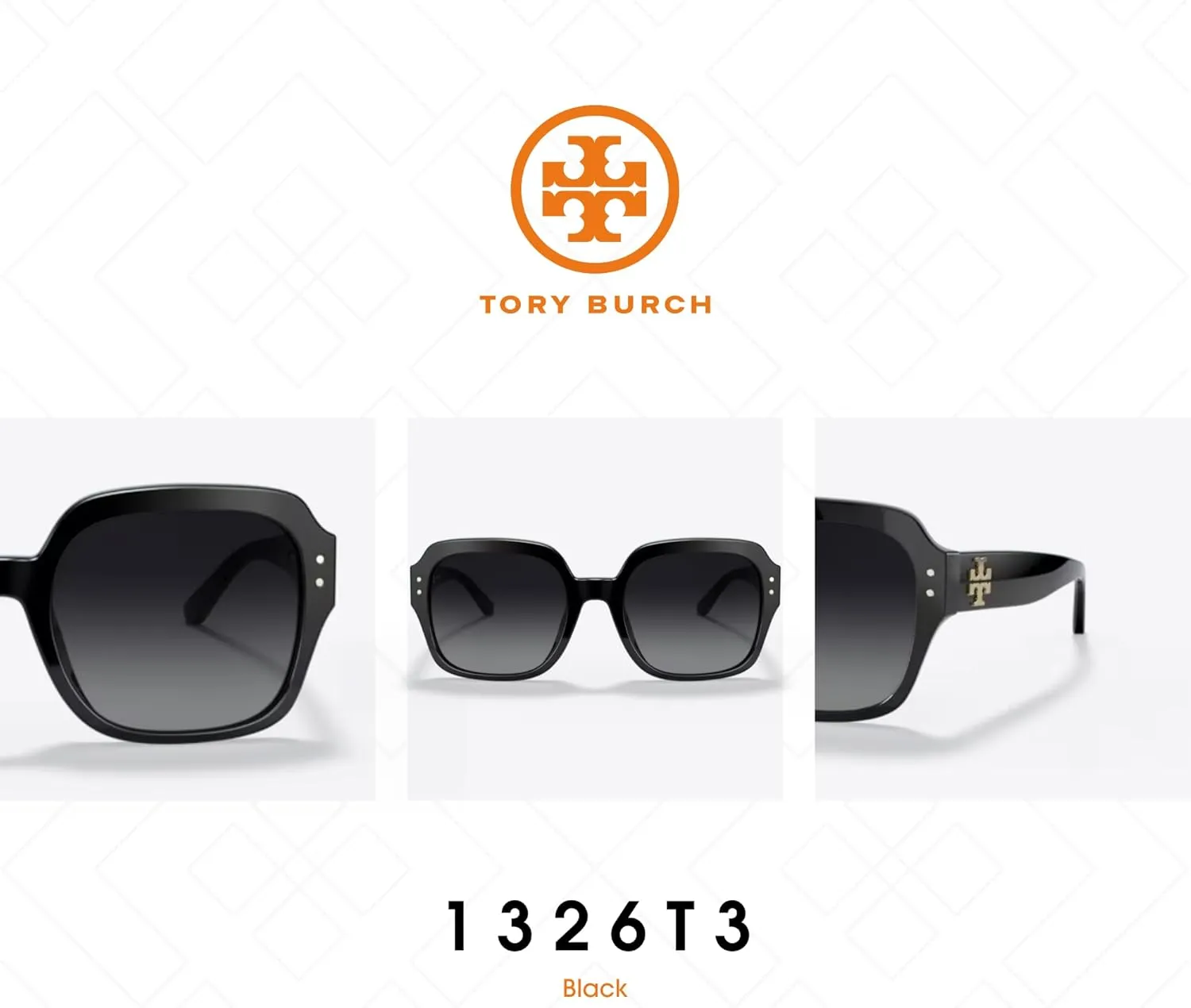 Tory Burch TY7143U Extra Large Square Sunglasses for Women   BUNDLE with Designer iWear Eyewear Care Kit