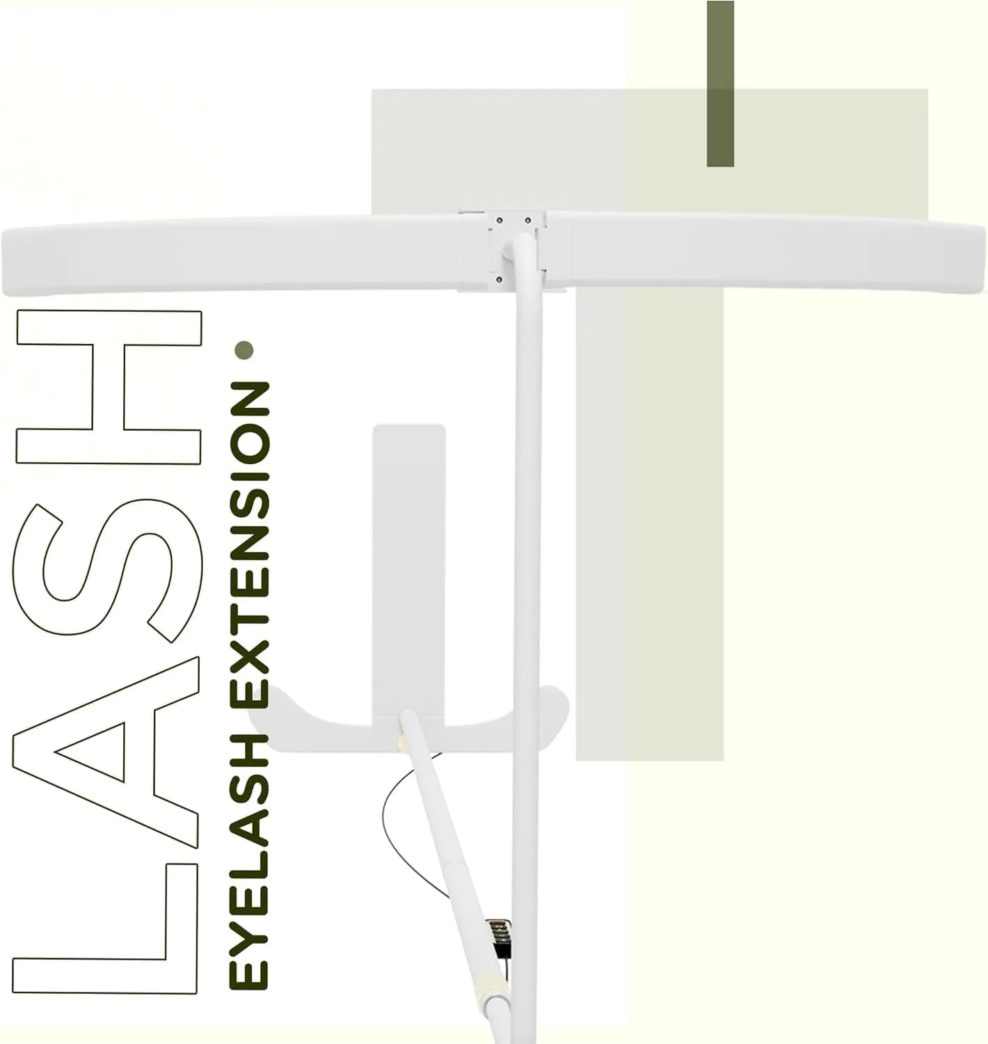 toyshi 26 inch Lash Light, Lamp for Eyelash Extensions (Whitesnow)