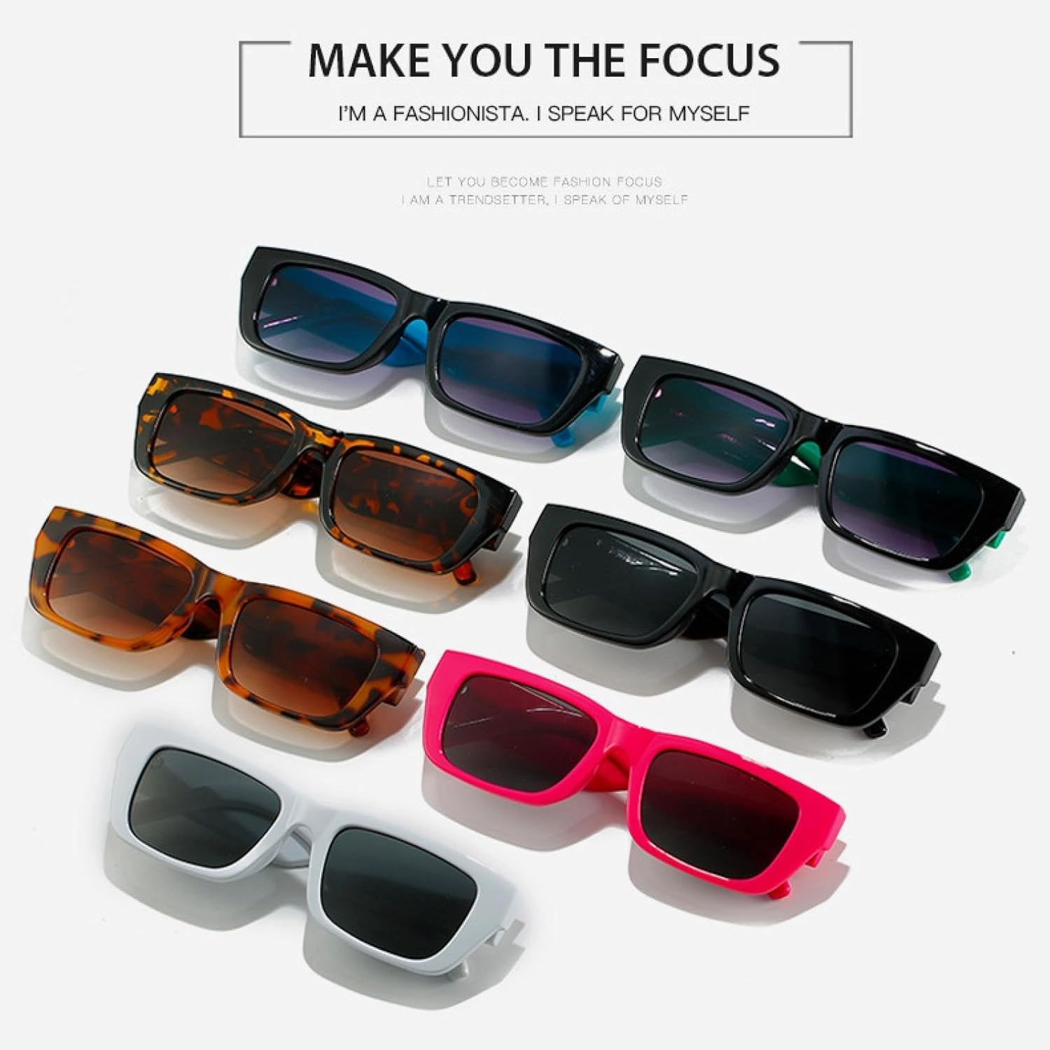 Trend Luxury Small Sunglasses for Men Women Fashion Classic Eyewear Outdoors Travel Driving Shades Uv400