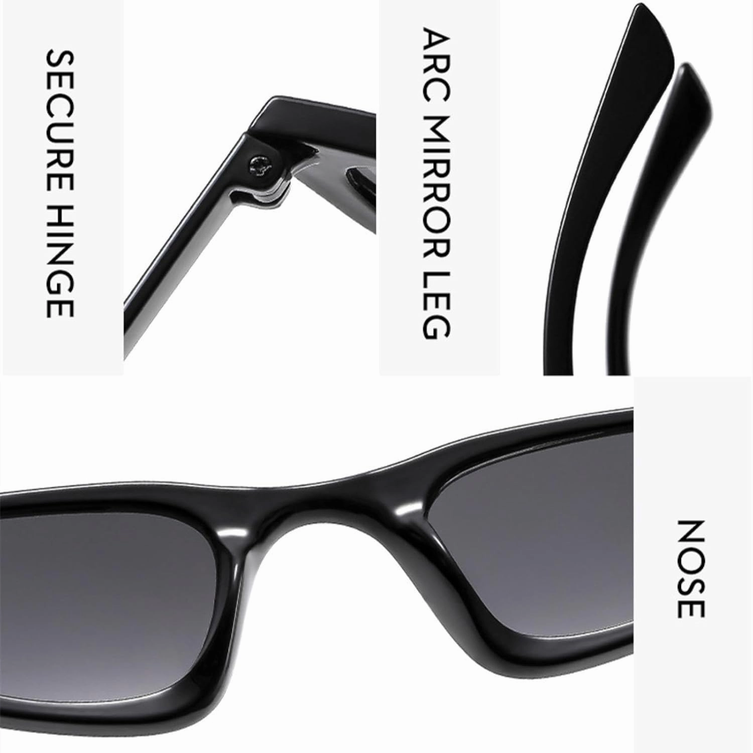 Trendy Retro Small Frame Triangle Sunglasses Men Women Luxury Street Shooting Sun Glasses Female Uv400