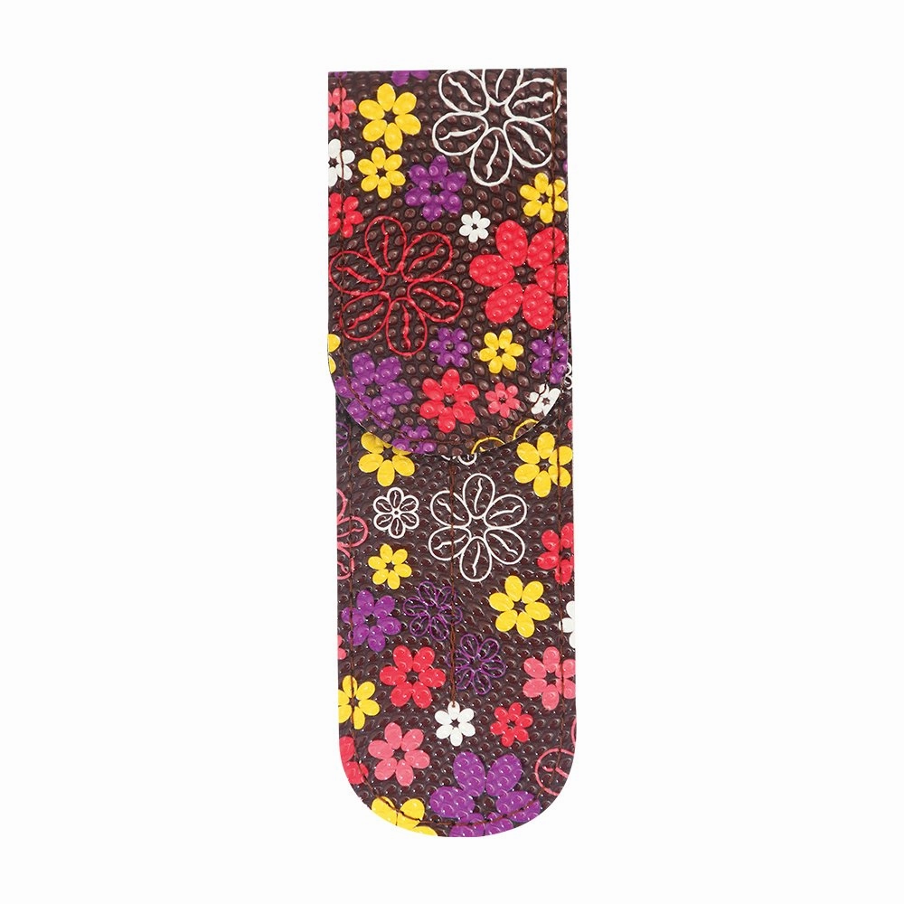 Tweezers for Eyelash Extension - Straight and Curved Pointed Tweezers - Professional Stainless Steel Precision Tweezers set - 2 Pcs - With Pouch In Purple Powder Coating
