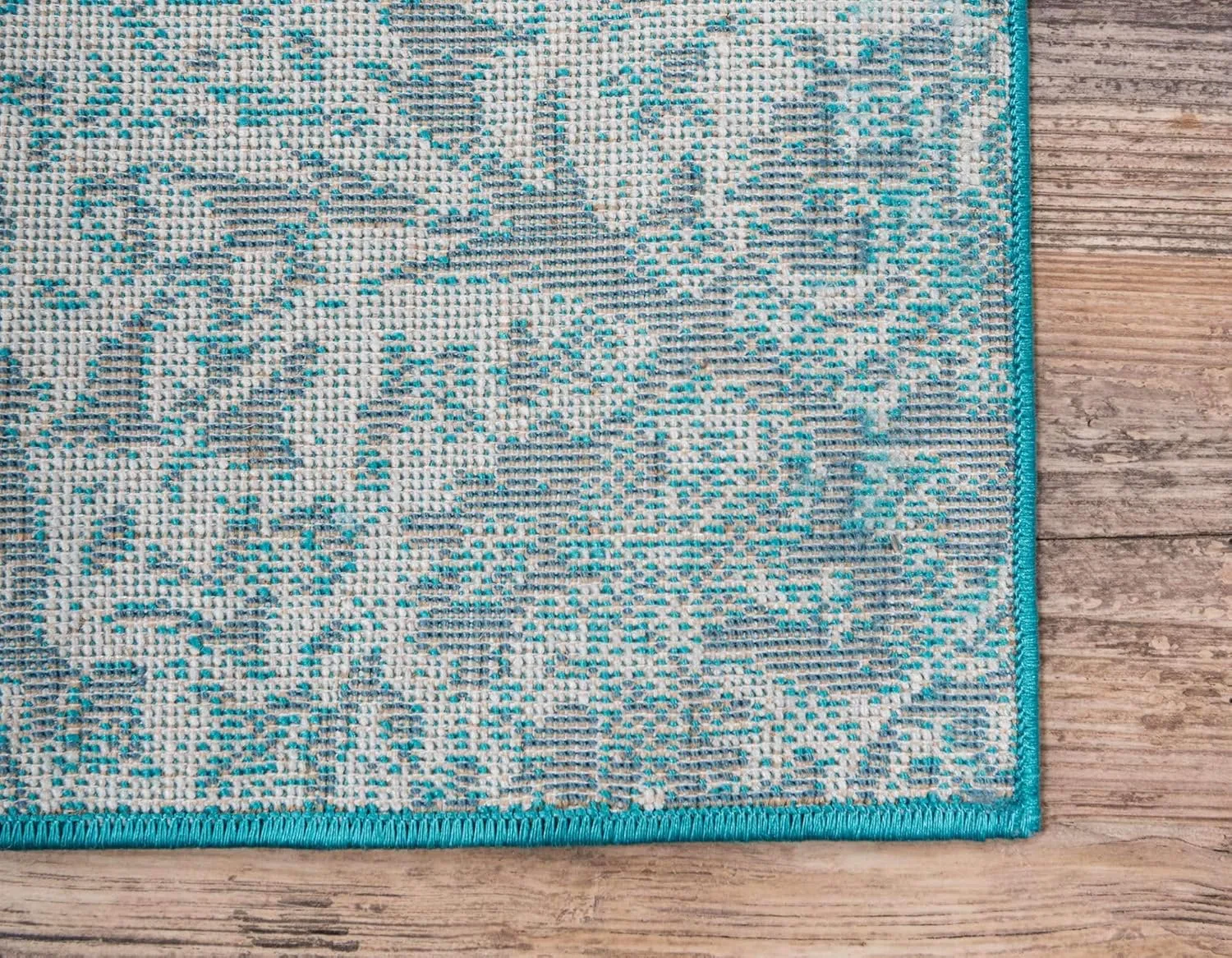 Unique Loom Sofia Collection Area Rug - Grace (3' 3" x 5' 3", Turquoise/ Ivory)
