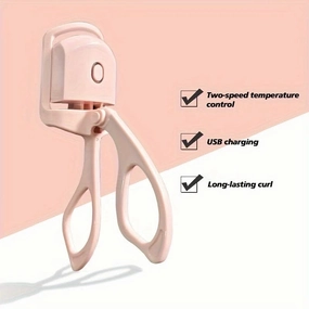 USB Heated Eyelash Curler – Dual Temperature, Portable