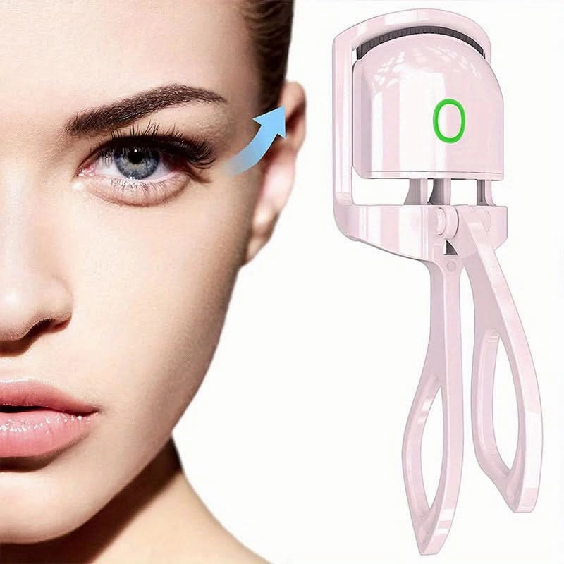 USB Heated Eyelash Curler – Dual Temperature, Portable
