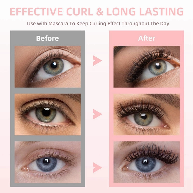 USB Rechargeable Electric Quick Natural Heated Eyelash Curler