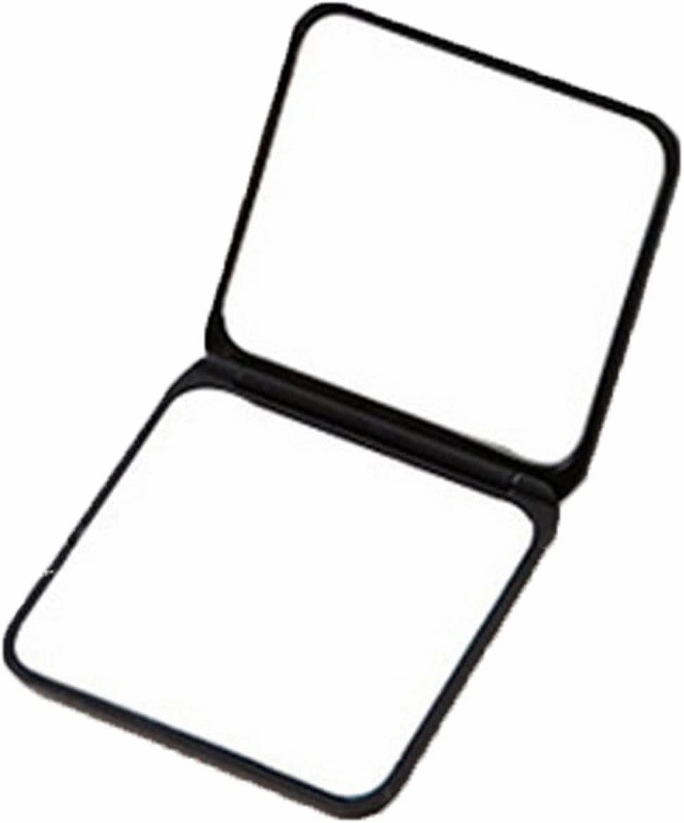 Vanity Mirror Mini Square Makeup Mirror Portable Double-Sided Cosmetic Mirror Folding Pocket Compact Mirror