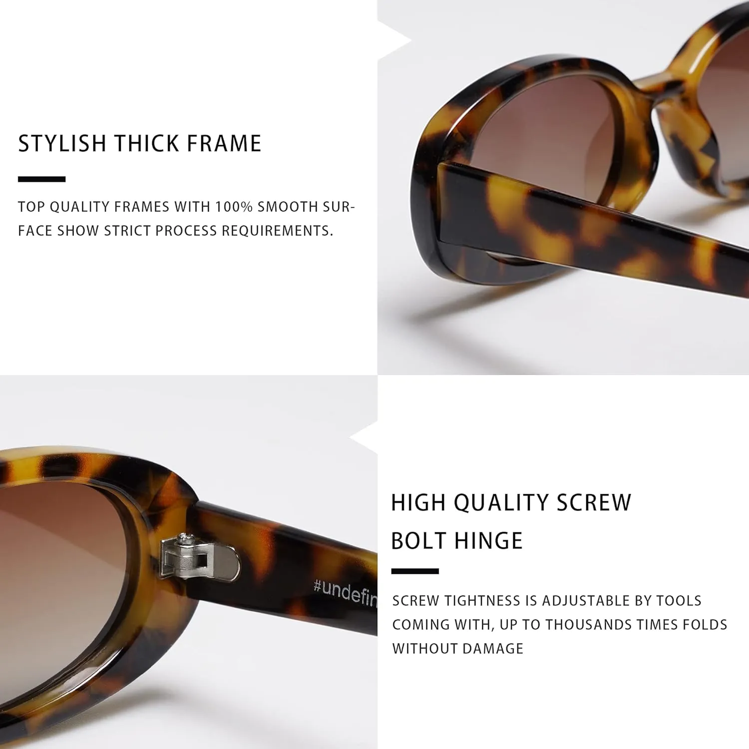VANLINKER Polarized Retro Oval Sunglasses for Women and Men Small 90s Style VL9580