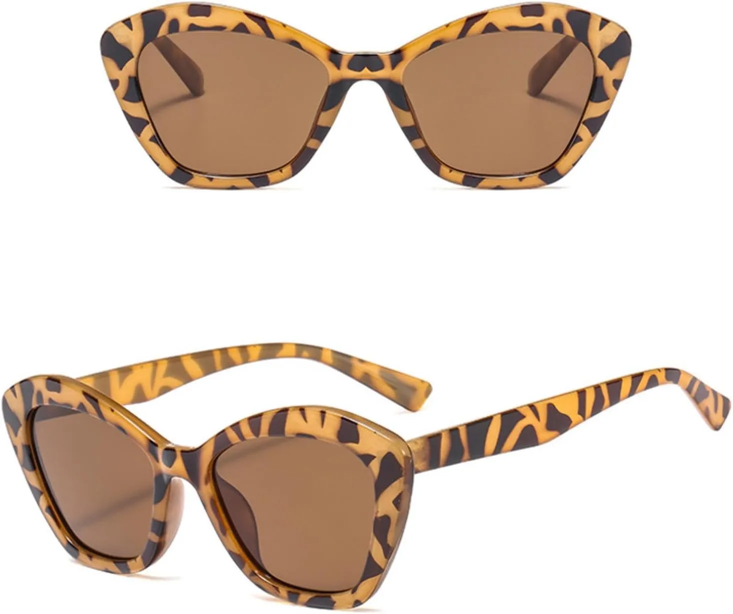 Vintage Cat Eye Fashion Small Frame Sun Glasses Luxury Outdoor Driving Shades Uv400