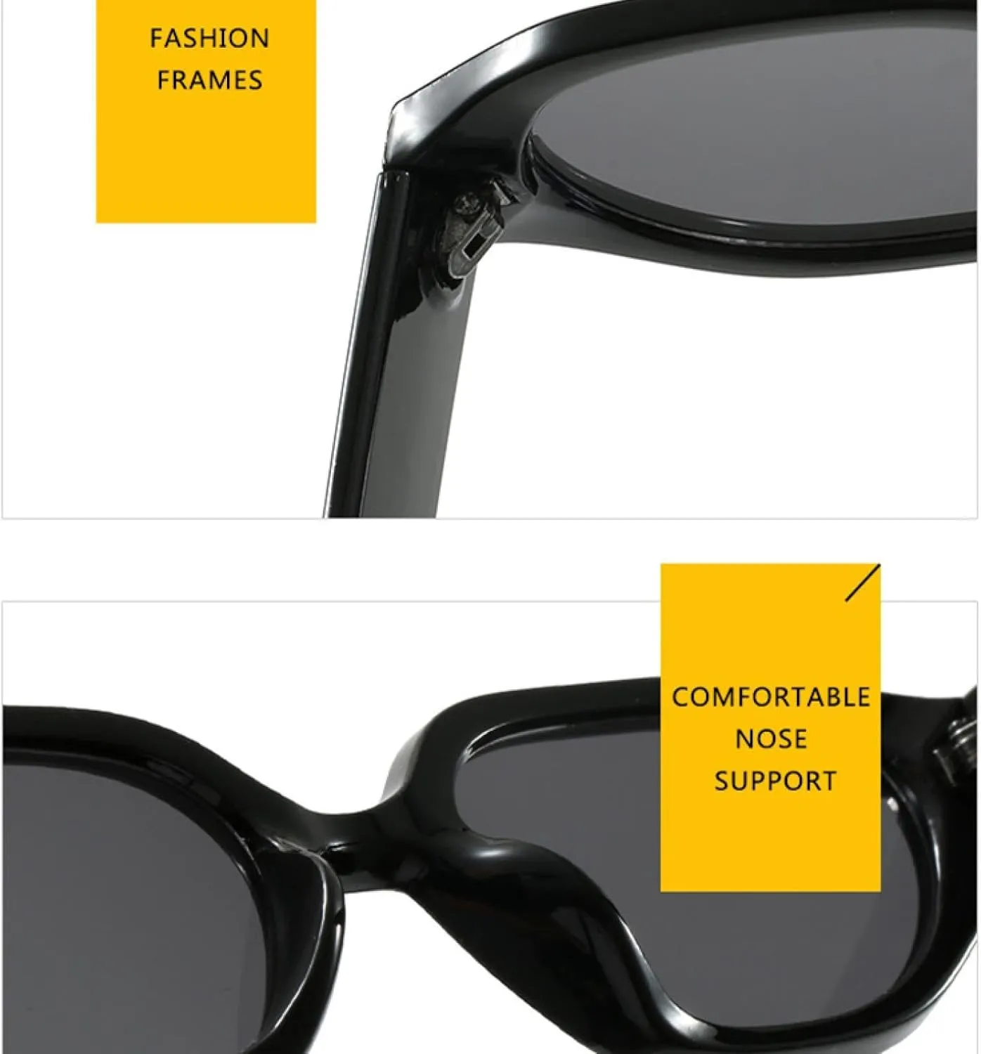 Vintage Small Cat Eye Women Sunglasses Luxury Men Trendy Outdoor Travel Driving Eyewear Uv400