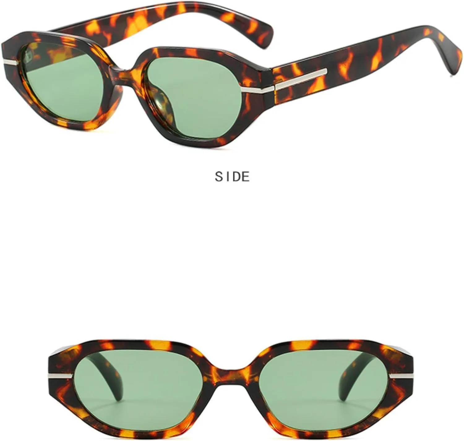 Vintage Small Cat Eye Women Sunglasses Luxury Men Trendy Outdoor Travel Driving Eyewear Uv400