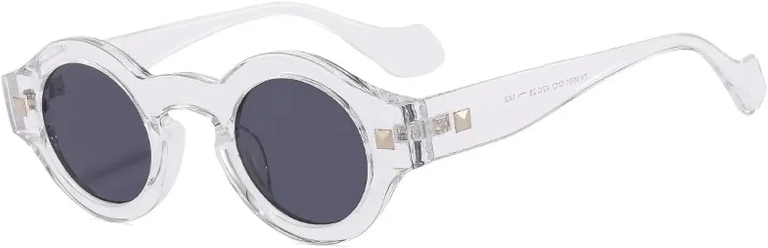 Vintage Small Round Sunglasses Women Men Sun Glasses Female Fashion Luxury Shades Uv400