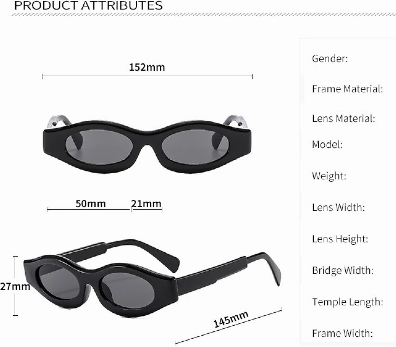 Vintage Punk Small Oval Sunglasses Men Women Trend Fashion Be All Match Driveing Sun Glasses Uv400