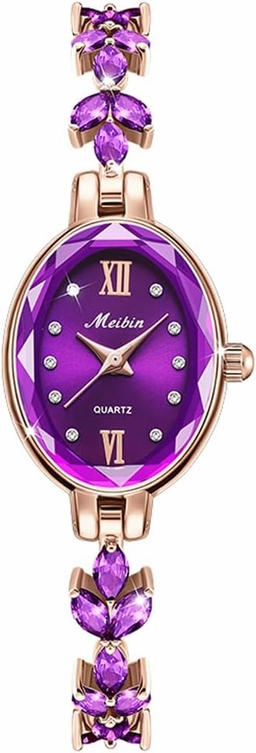Watches for Women Green Bracelet Crystal Diamond Bangle Ladies Female Small Fashion Luxury Thin Waterproof Quartz Girls Wife Gifts Oval Gold Wrist Watch