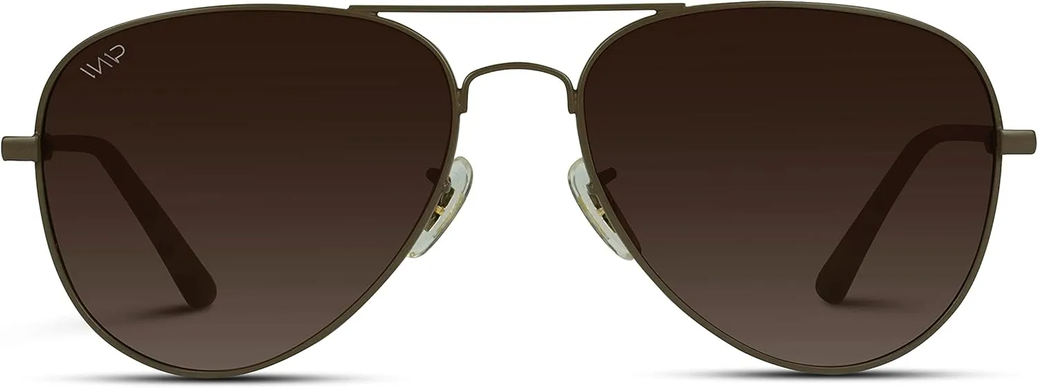 WearMe Pro - Polarized Pilot Style Classic Aviator Sunglasses