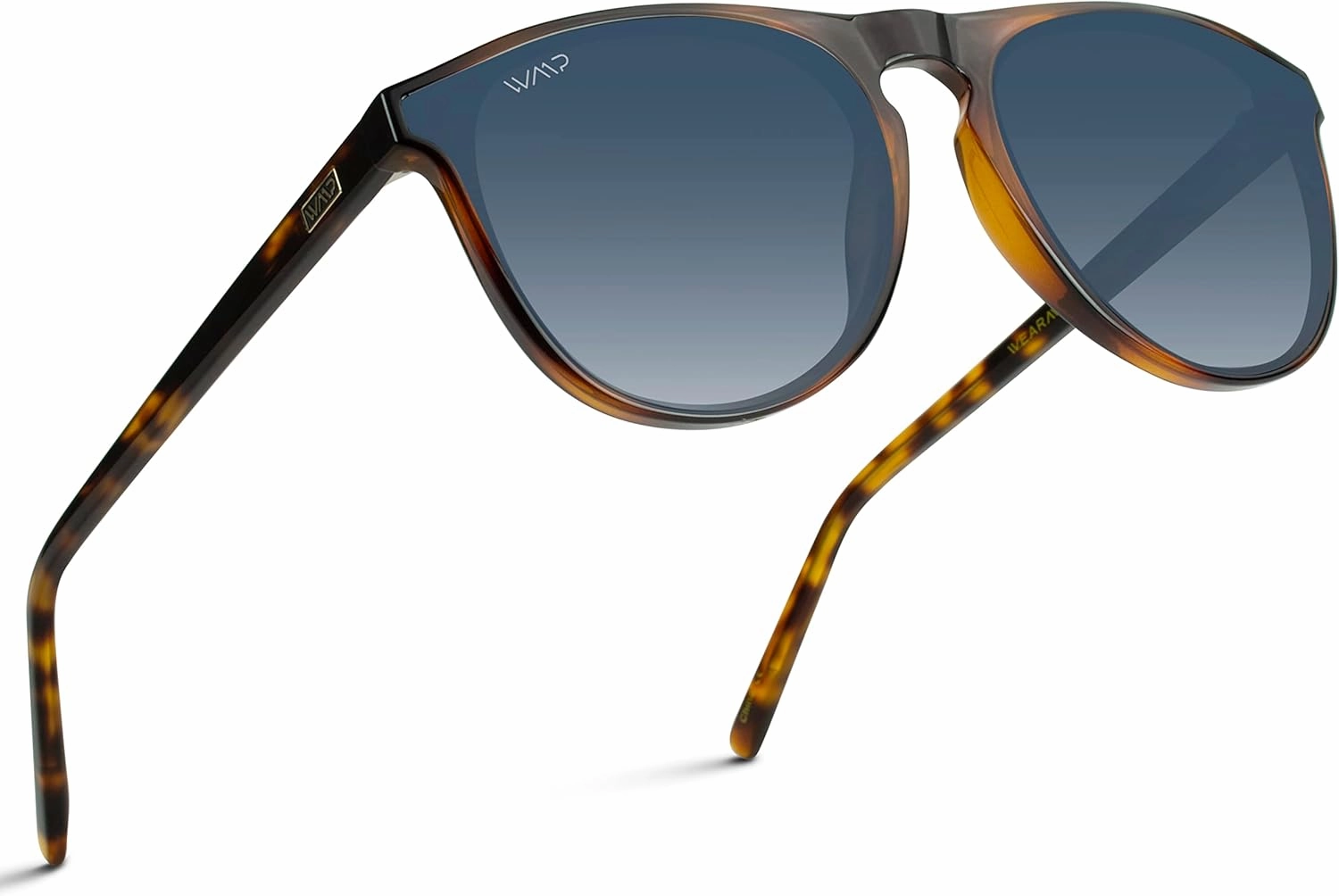 WearMe Pro Large Modern One Bridge Round Sunglasses