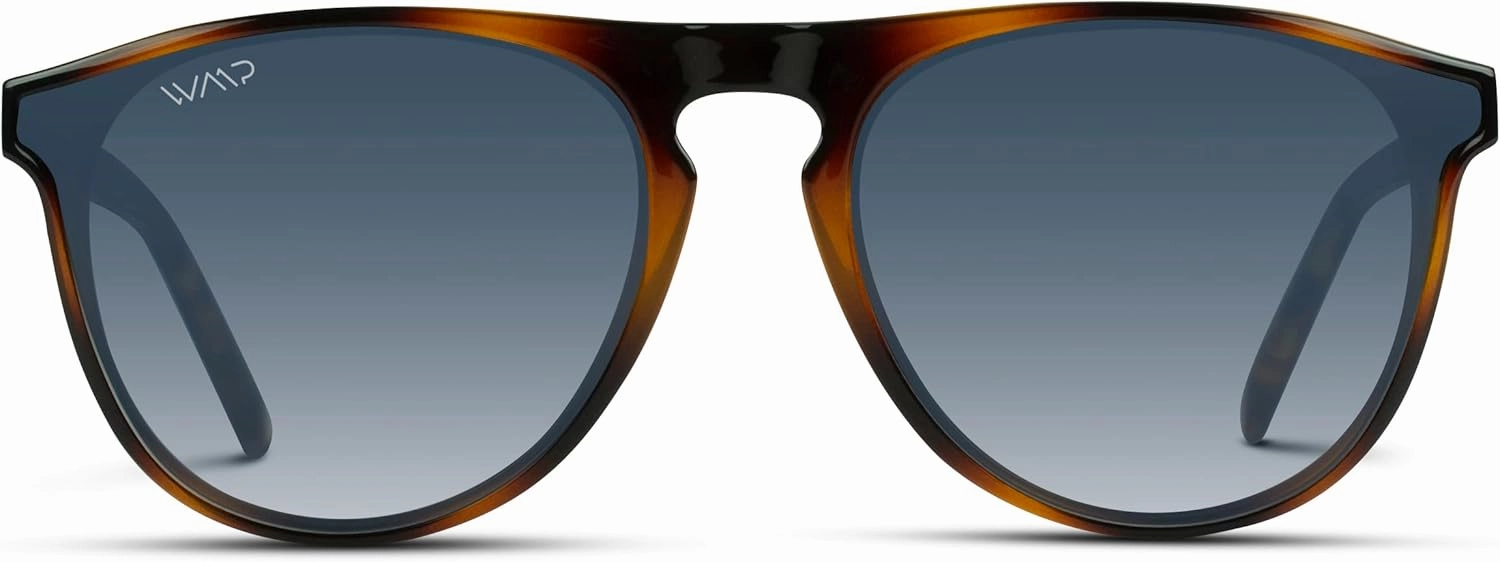 WearMe Pro Large Modern One Bridge Round Sunglasses