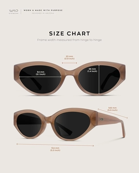 WearMe Pro Women's Oval Cat Eye Sunglasses, Vintage Slim Frame, Gradient UV Protection Lenses