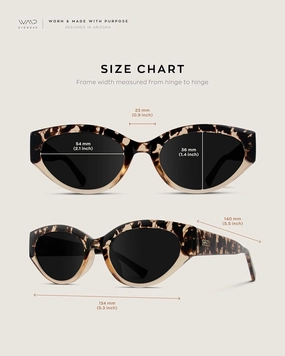 WearMe Pro Women's Oval Cat Eye Sunglasses, Vintage Slim Frame, Gradient UV Protection Lenses