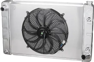 WindChill™ SBC/BBC 3-Row Radiator w/Cool, Shroud/Fan, 28x19