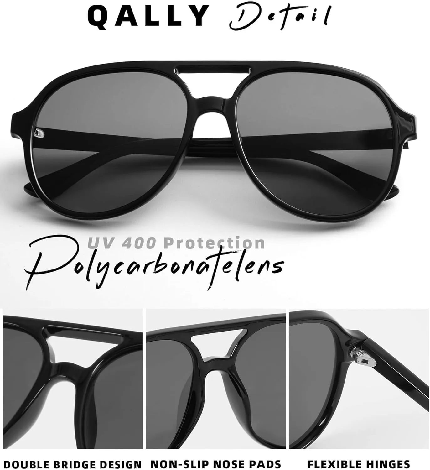 Womens Sunglasses Retro Oval 70s Polarized Sunglasses Aviator Classic Large Sun glasses Y2k Womens Shades