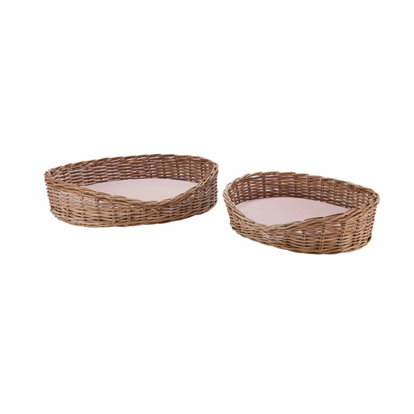 Wovenhill Kubu Rattan Oval Pet Bed