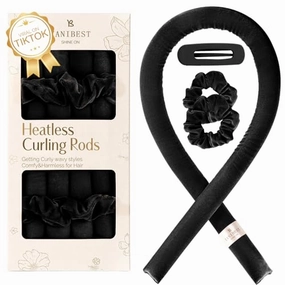 Yanibest Heatless Hair Curler to Sleep in, Overnight curl headband, No Heat Hair Curler Set with Hair Clip Scrunchies for Styling