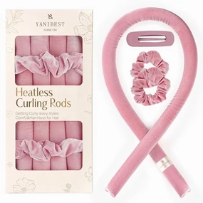 Yanibest Heatless Hair Curler to Sleep in, Overnight curl headband, No Heat Hair Curler Set with Hair Clip Scrunchies for Styling