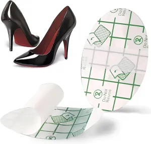 Zealburst Self Adhesive Invisible Heel Anti-Wear Sticker, 30/50/100Pcs Waterproof Anti Wear Double-Sided Foot Rubbing, No Displacement Heel Protector Sticker, Anti Wear Foot Cushion (100Pcs)