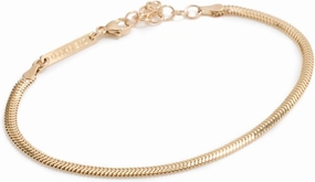 Zoe Chicco Women's 14k Small Oval Snake Bracelet