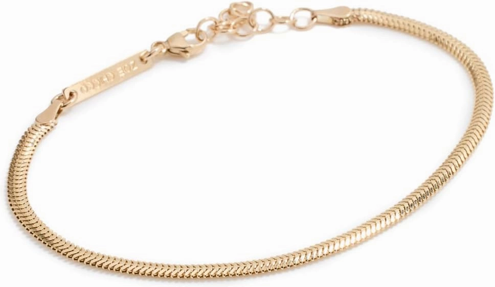 Zoe Chicco Women's 14k Small Oval Snake Bracelet