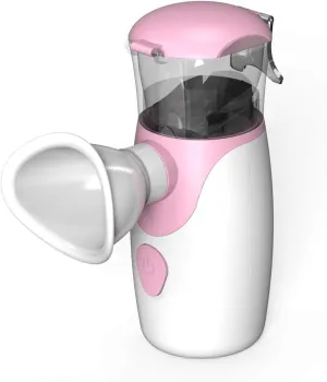 Zony Nano Spray Facial Mister USB Rechargeable, Handheld 24ml Face Steamer for Facial, Used for Moisturizing, Skin Care, Deep Cleansing Makeup, Eyelash Extension,Pink