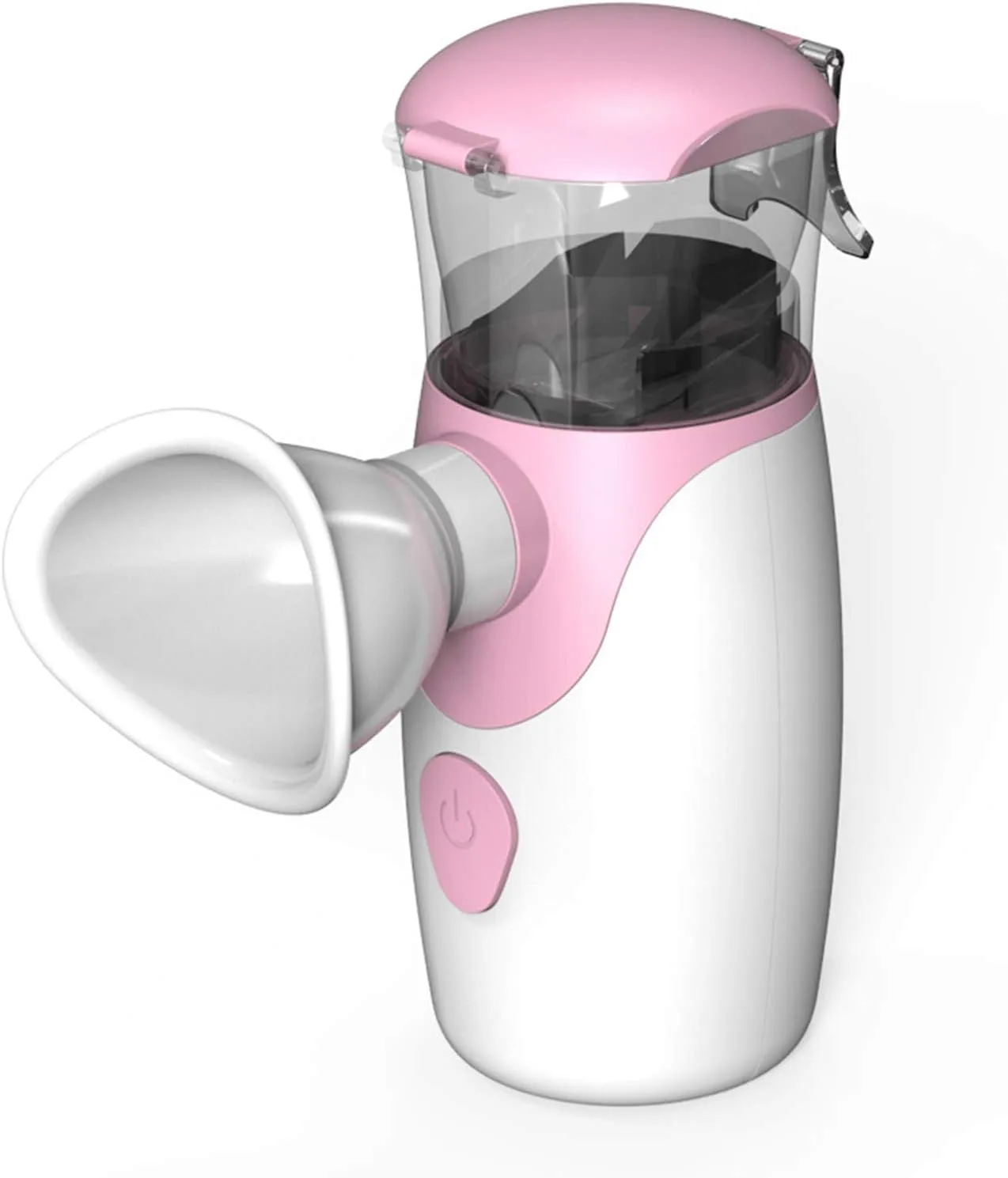 Zony Nano Spray Facial Mister USB Rechargeable, Handheld 24ml Face Steamer for Facial, Used for Moisturizing, Skin Care, Deep Cleansing Makeup, Eyelash Extension,Pink
